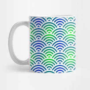 Green Wave Mug